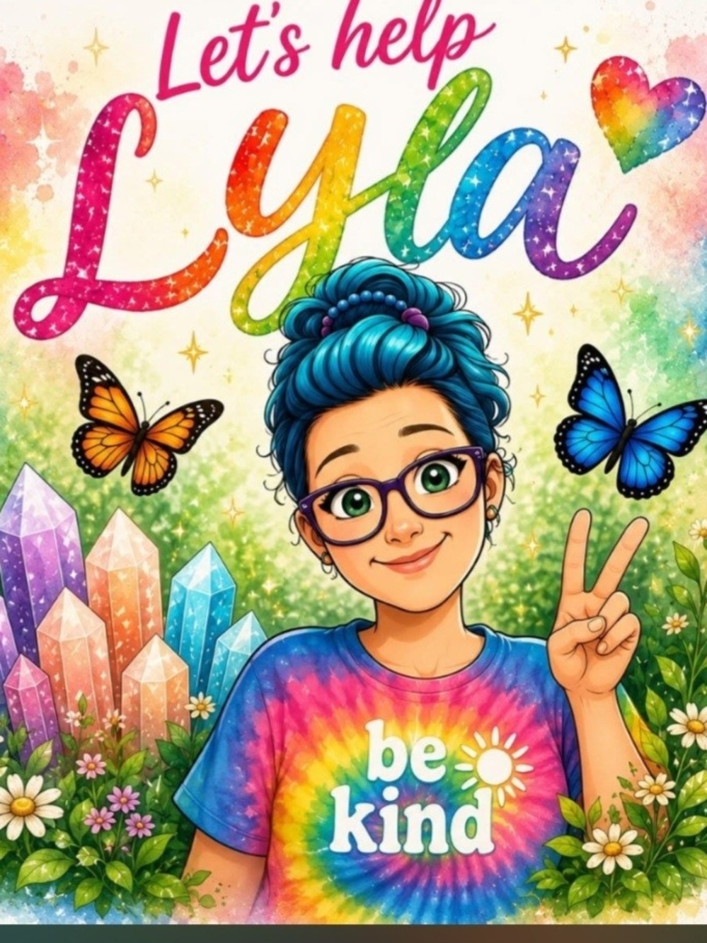 LETS HELP OUT OUR FRIEND ON HER NEW JOURNEY